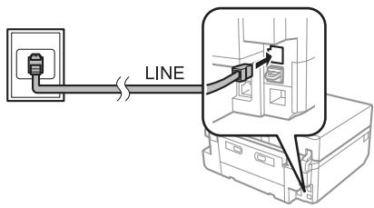 EPSON EXPRESSION PHOTO XP-750 - Partilhar uma LINHA com um dispositivo Telefonico - 1