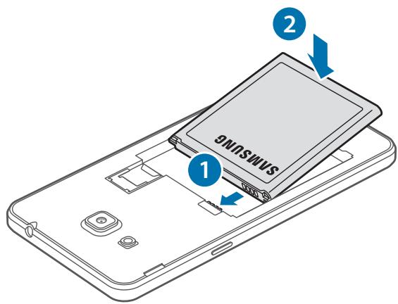 SAMSUNG SM-G531F - Installer la carte SIM ou USIM et la batterie - 7