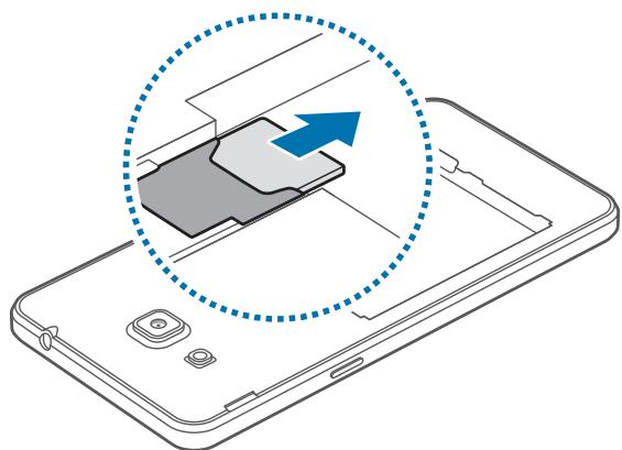 SAMSUNG SM-G531F - Retirer la carte SIM ou USIM et la batterie - 2