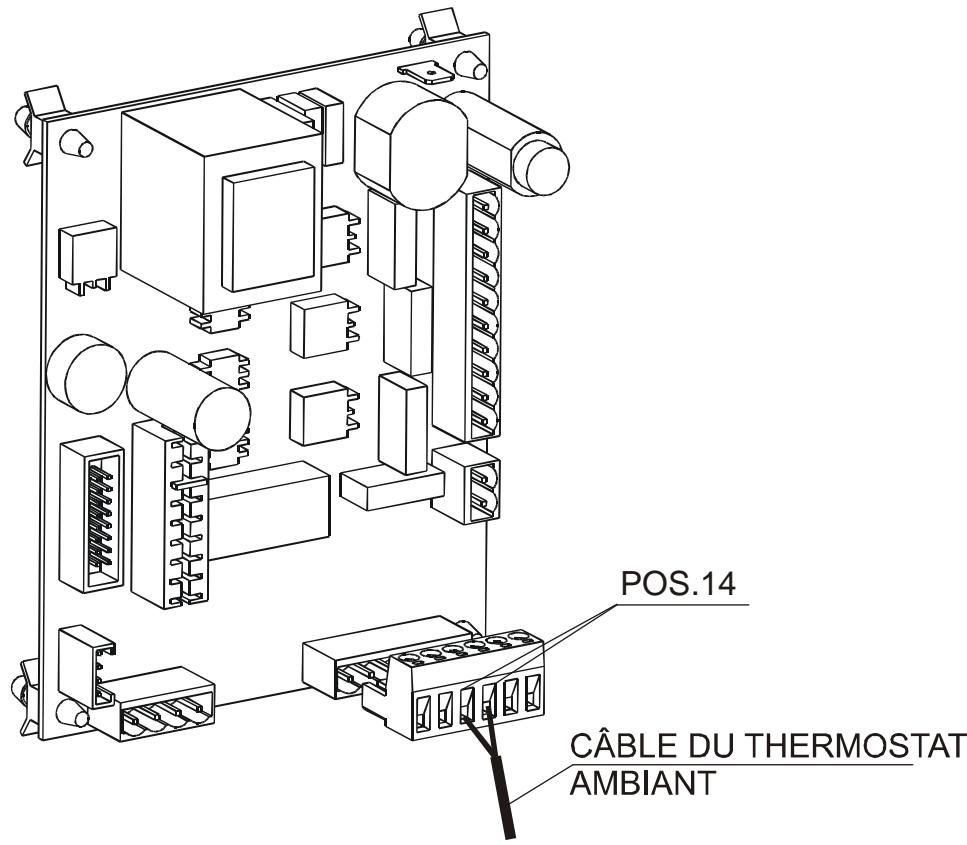 SUPRA LEMNOS - Branchement à un thermostat ambient - 5