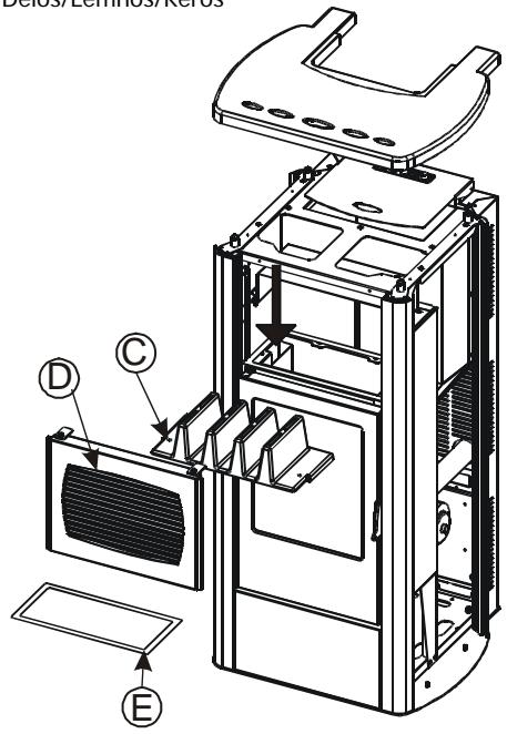 SUPRA LEMNOS - Nettoyer le système de sortie des fumées, plus particulièrement autour des raccords en T et des tronçons horizontalux S'IL Y A LIEU. - 3