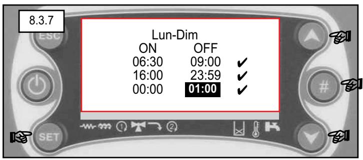 SUPRA NIMOS - Menu utilisateur - Chrono - 3