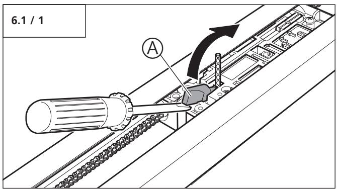 MARANTEC CONFORT 250 - Préparation du rail d'opérateur - 2