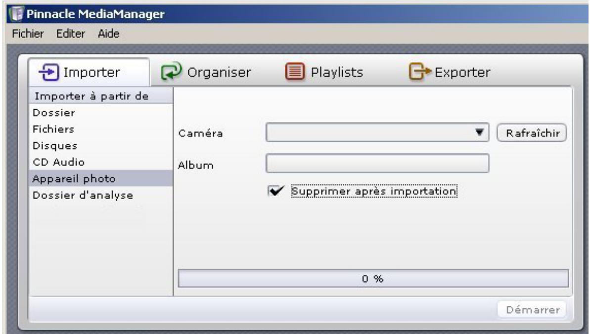 PINNACLE MEDIAMANAGER - Fermer le lecteur de CD - 2