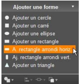 PINNACLE STUDIO 14 - La barre d'en-tête de la liste des calques - 1