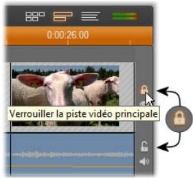 PINNACLE STUDIO 14 - Verrouillage de piste - 1