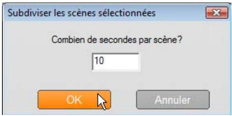 PINNACLE STUDIO 14 - Pour subdivisser les scènes de l'Album : - 1