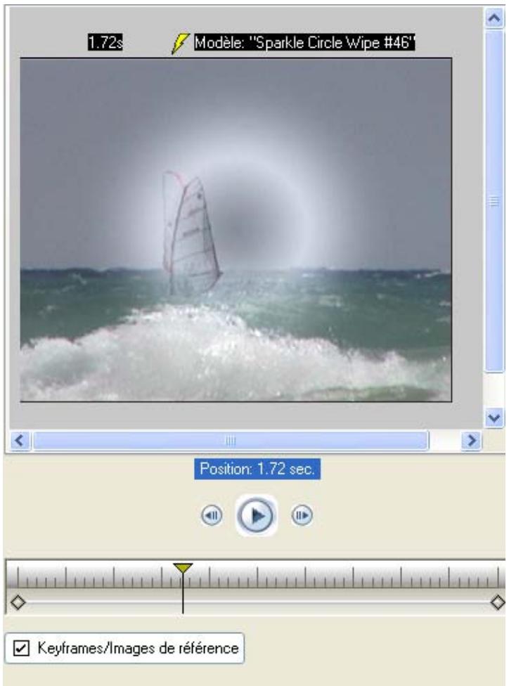 PINNACLE VITASCENE - Effet de transition Shape Wipe (avec effet sparkle intégré) - 4
