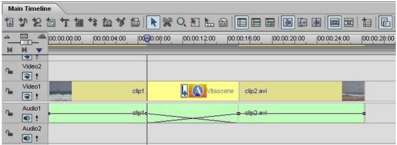 PINNACLE VITASCENE - Ulead Media Studio / Plugin comme transition - 2