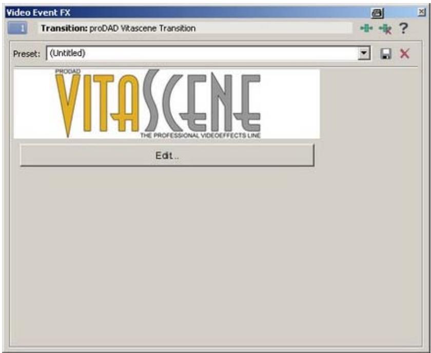 PINNACLE VITASCENE - Sony Vegas / Plugin comme transition - 3