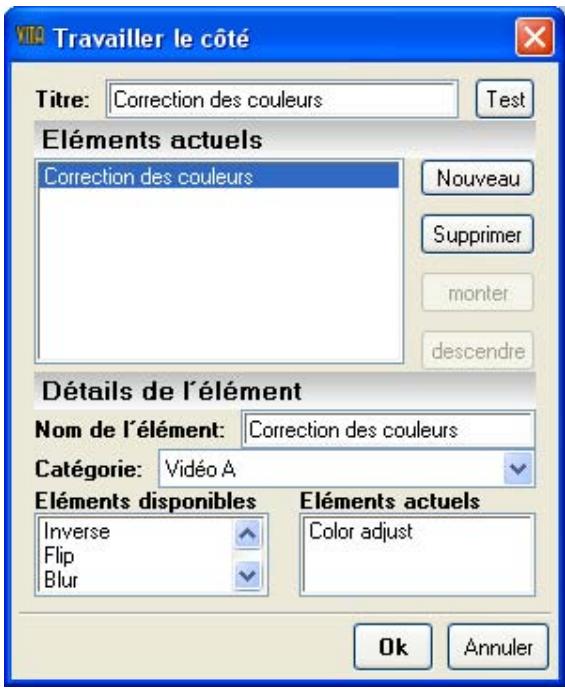 PINNACLE VITASCENE - Filtre video / Ajustement couleur - 1