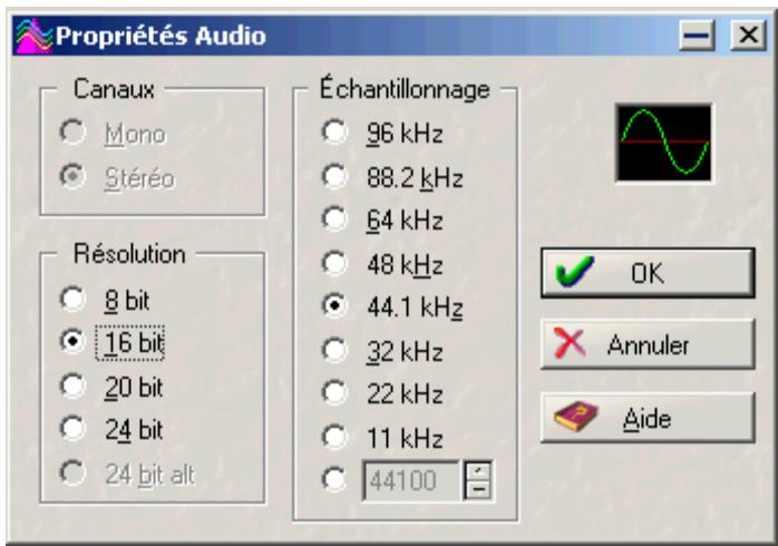 PINNACLE WAVELAB LITE - Édition des propriétés audio - 1