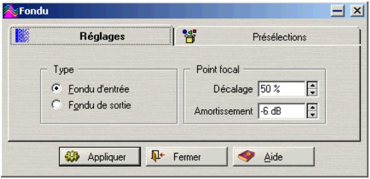 PINNACLE WAVELAB LITE - Fondu d'entrée/sortie - 1