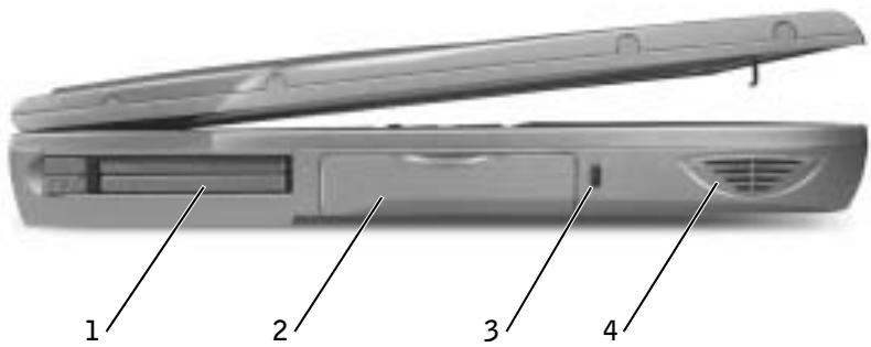 DELL LATITUDE C640 - Vista lateral izquierda - 1