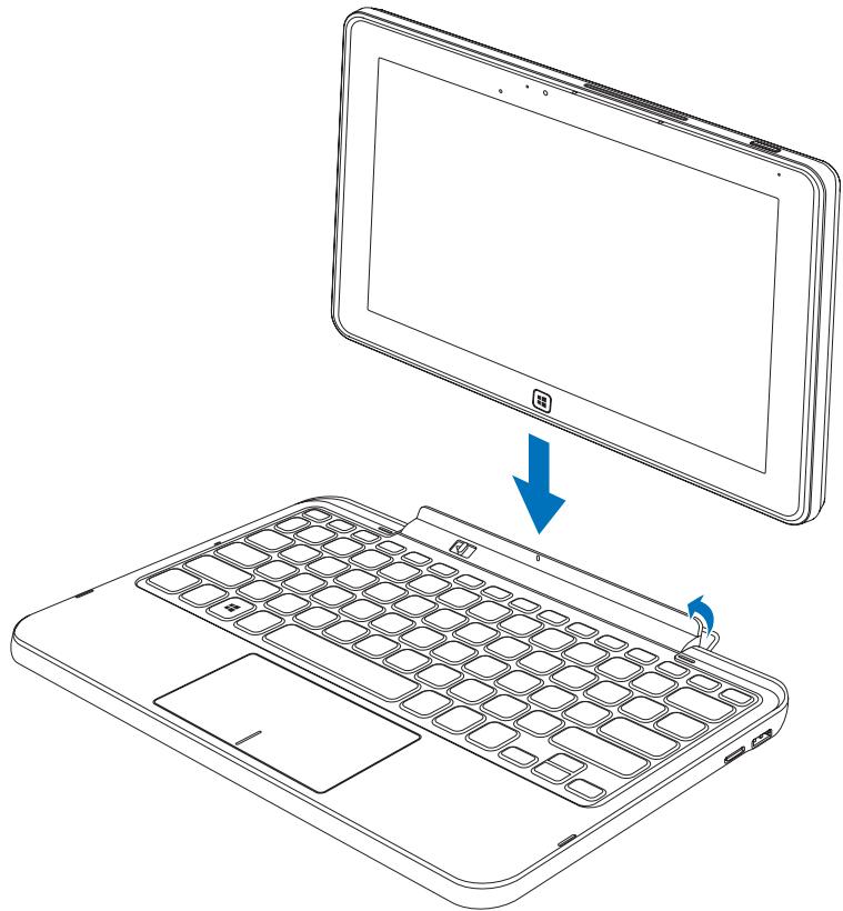 DELL XPS 10 - Amarrer votre tablette au dock clavier - 3