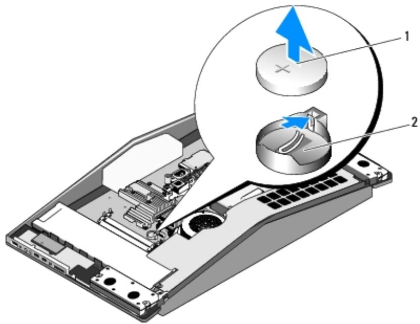 DELL XPS ONE - Remplacement de la pile - 3