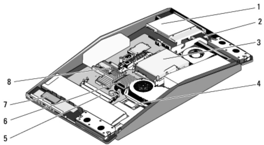 DELL XPS ONE - Vue interne de votre ordinateur XPS one™ A2420 - 1