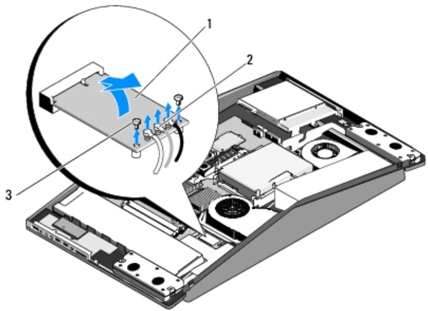 DELL XPS ONE - Remplacement de la carte WLAN - 1