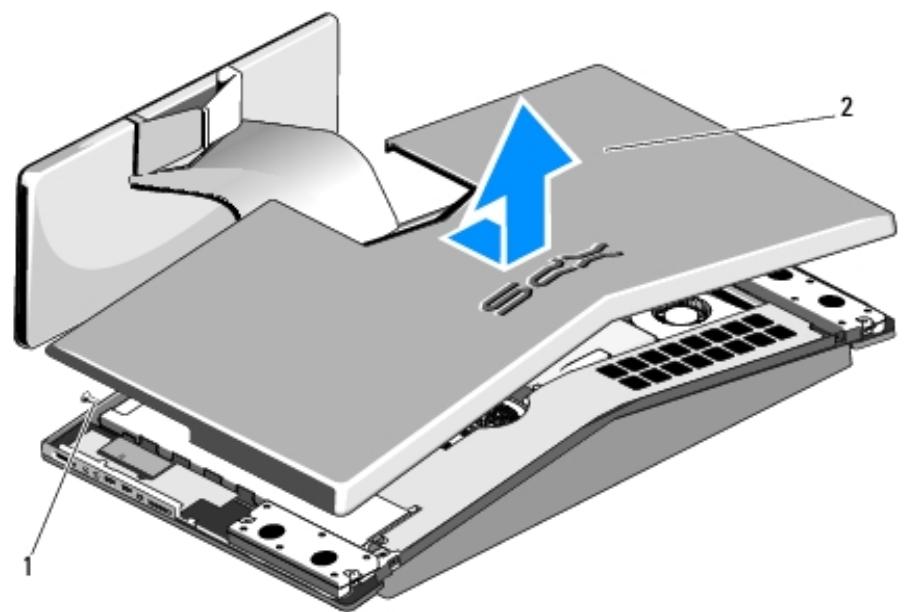 DELL XPS ONE - Remplacement du capot de l'ordinateur - 4