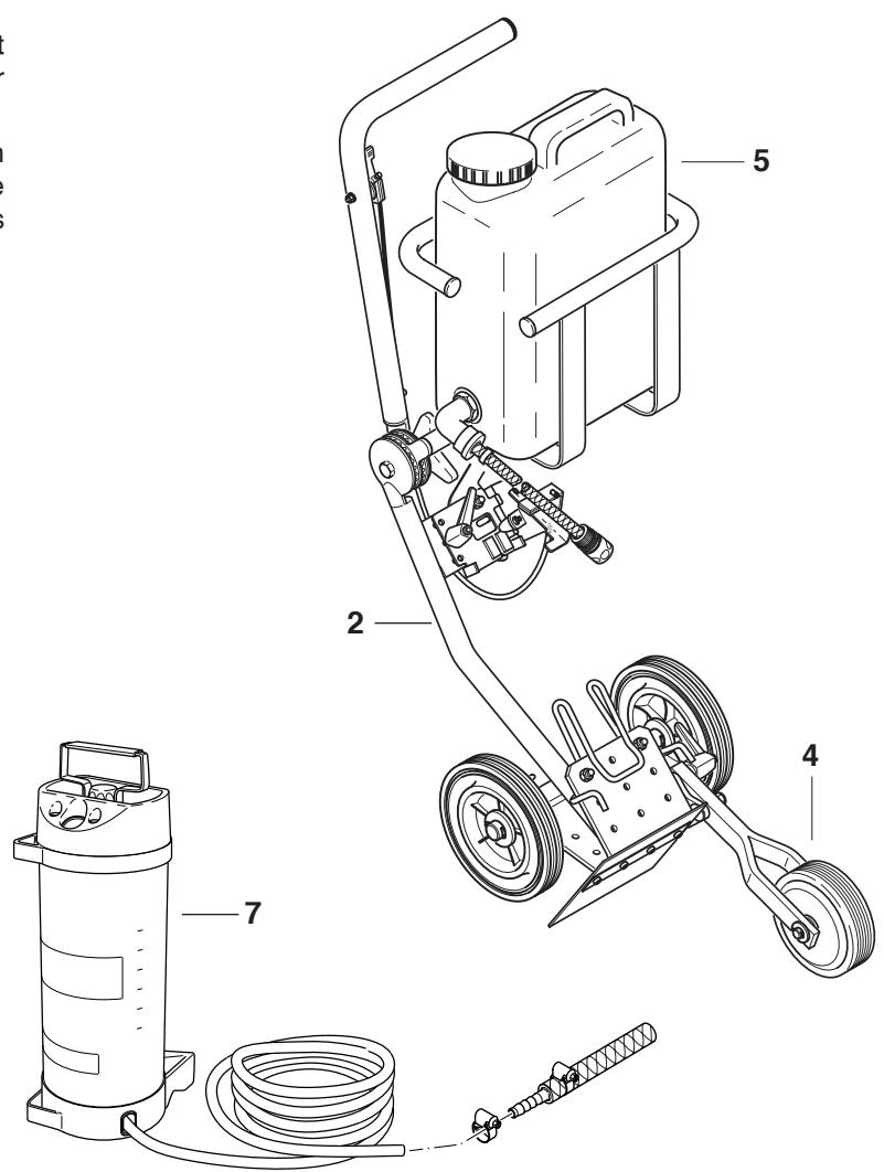 DOLMAR PC-6535 - Le chariot de guidage (2) - 2