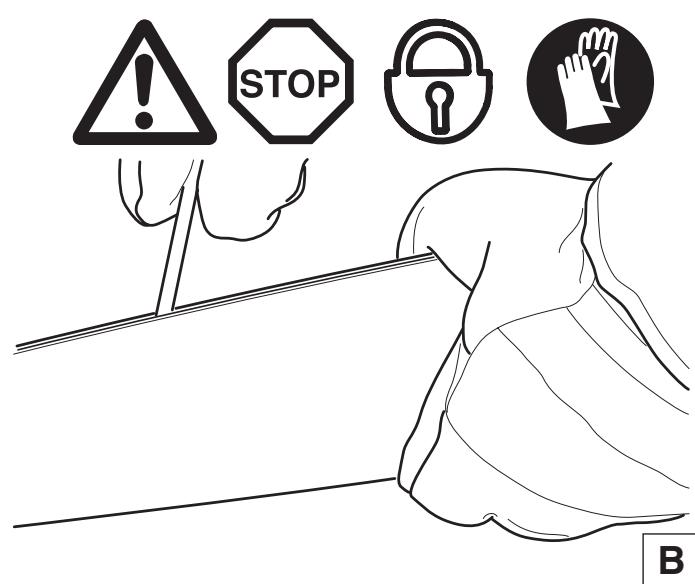 DOLMAR PS-5105 - Cleaning the guide bar - 1