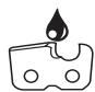 DOLMAR PS-5105 - Lubricating the chain - 1