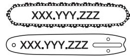 DOLMAR PS-5105 H - Discription of symbols used on chain saws: - 6