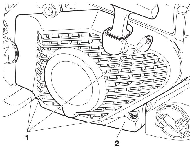 DOLMAR PS-5105 H - Replacing the starter spring - 5