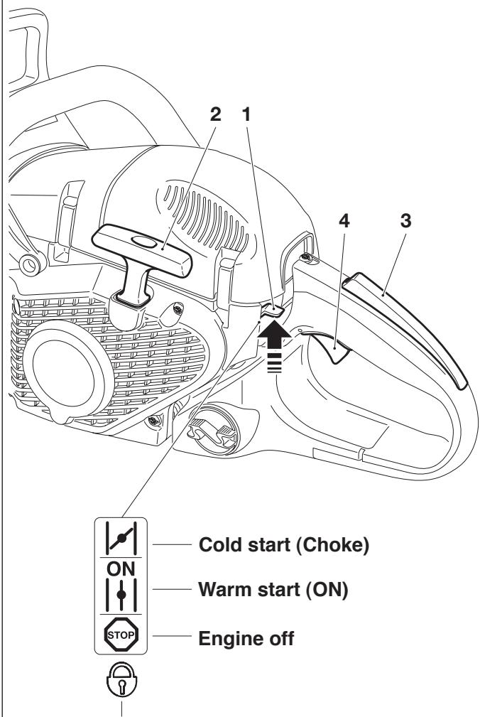 DOLMAR PS-5105 H - Do not start the chain saw until after it is completely assembled and checked! - 3