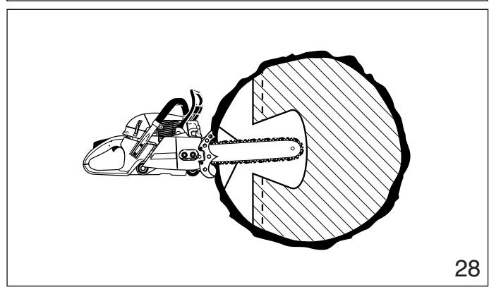 DOLMAR PS-6400 - Plunge-Cut Method - 4