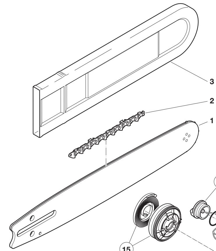 DOLMAR PS-6400 - Extrait de la liste des pièces de rechange - 2