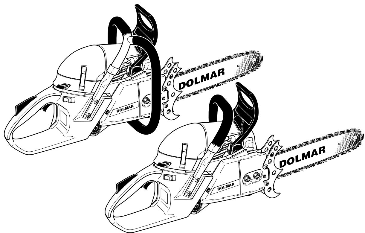 DOLMAR PS-6400 CH - Manuel d'emploi et de sécurité de tronconiennes thermiques - 1