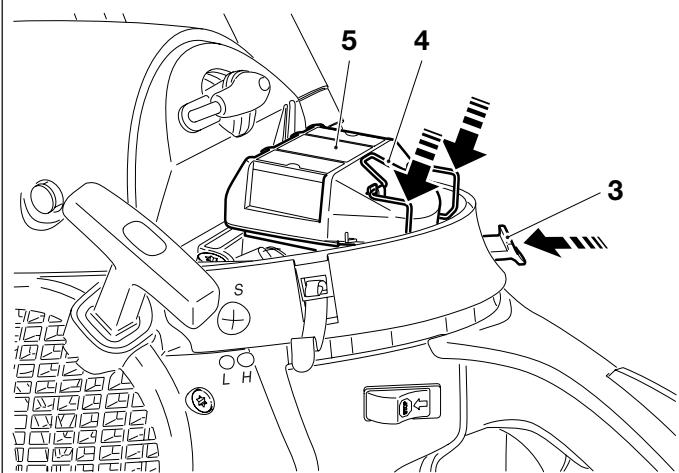 DOLMAR PS-6400 CH - Replacing the fuel filter - 4