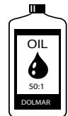 DOLMAR PS-6400 CH - Réalisation du rapport correct du mélange - 5
