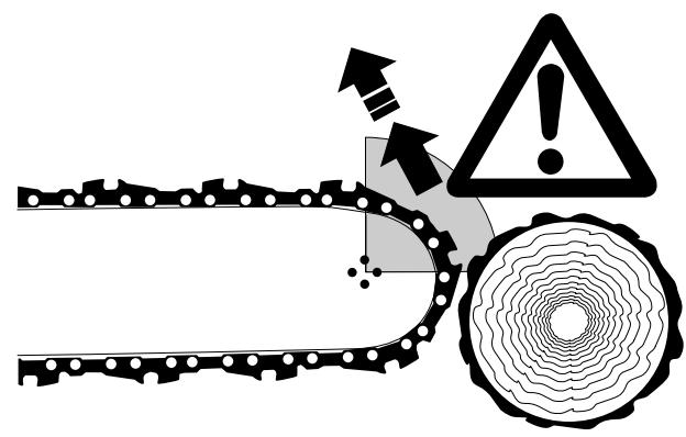 DOLMAR PS-6400 CH - Rettightening the saw chain - 1