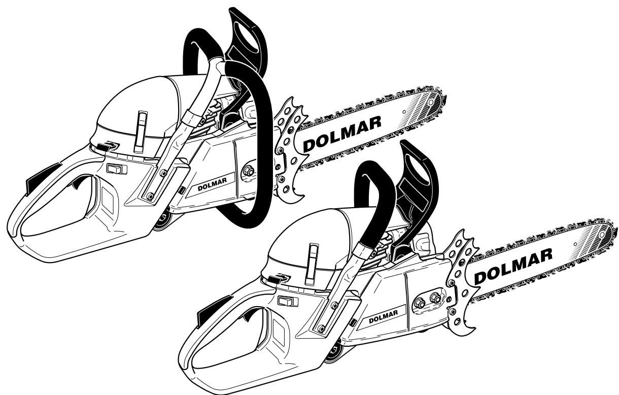 DOLMAR PS-7300 - Manuel d'emploi et de sécurité de tronçonneuses thermiques - 1