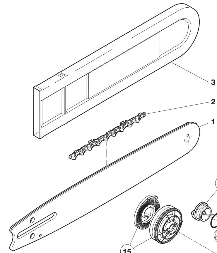 DOLMAR PS-7300 - Extrait de la liste des pièces de rechange - 2