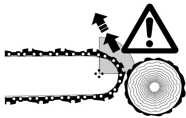 DOLMAR PS-7300 - Rettightening the saw chain - 1