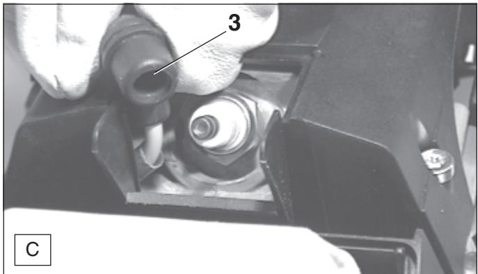 DOLMAR PS-9010 - Replacing the spark plug - 3