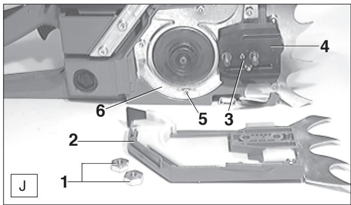 DOLMAR PS-9010 - Clean the chain brake band - 2