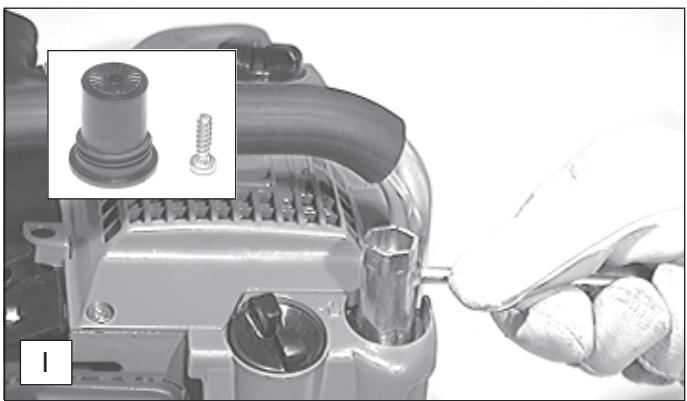 DOLMAR PS-9010 - Remplacement des amortisseurs 1 - 4 - 2
