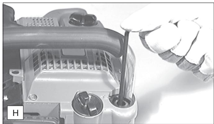 DOLMAR PS-9010 - Remplacement des amortisseurs 1 - 4 - 7