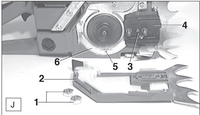 DOLMAR PS-9010 - Nettoyer la bande du frein de chaîne - 4