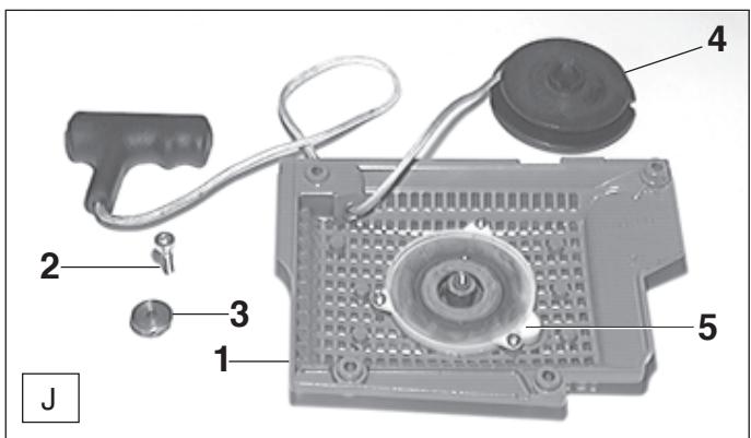 DOLMAR PS-9010 - Remplacement du ressort de rappel - 2