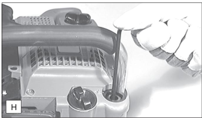 DOLMAR PS-9010 - Replacing vibration dampers 1 - 4 - 7