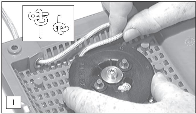 DOLMAR PS-9010 - Replacing the return spring - 3