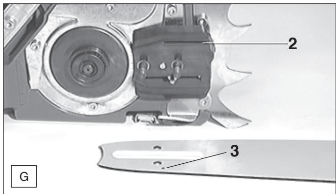 DOLMAR PS-9010 - Lubricating the chain - 2