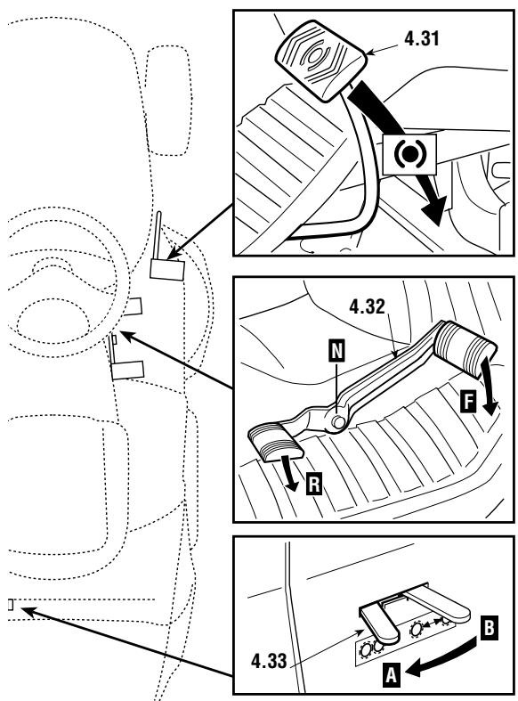 DOLMAR TM-92.14 H - PEDALE EMBRAYAGE TRACTION - 1