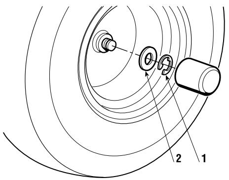 DOLMAR TM-92.14 H - SOSTITUZIONE DELLE RUOTE - 1