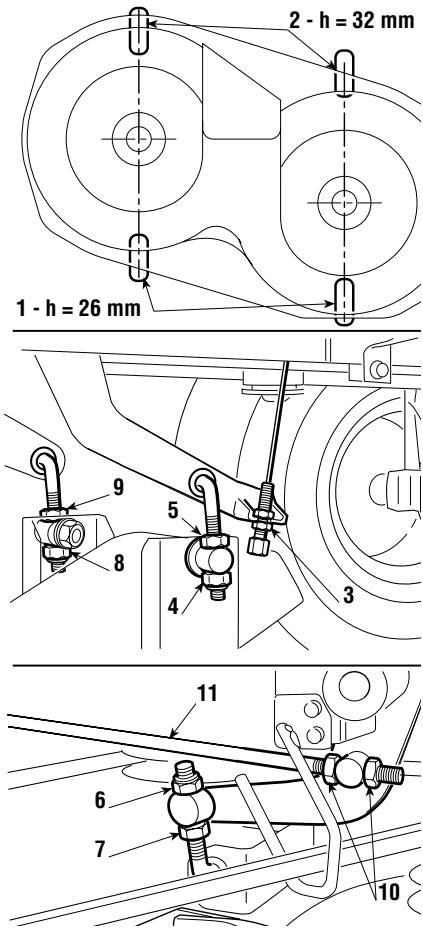 DOLMAR TM-92.14 H - CUTTING DECK ALIGNMENT - 1